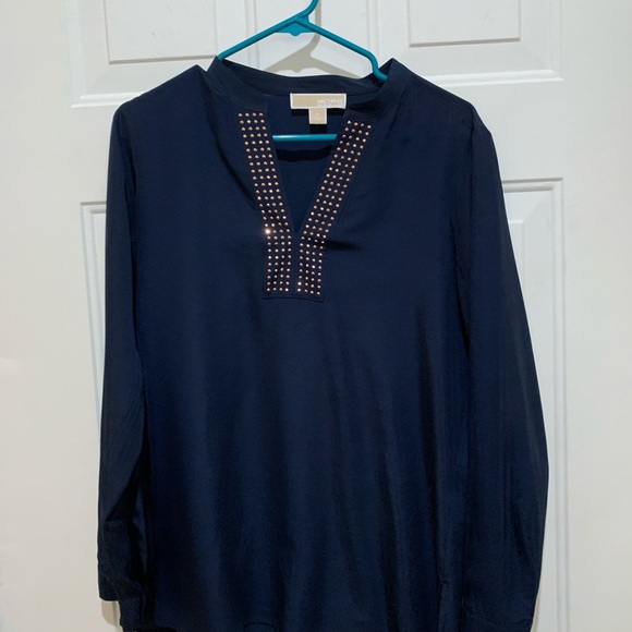 Michael Kors Tops - Michael Kors Blouse - Navy Blue